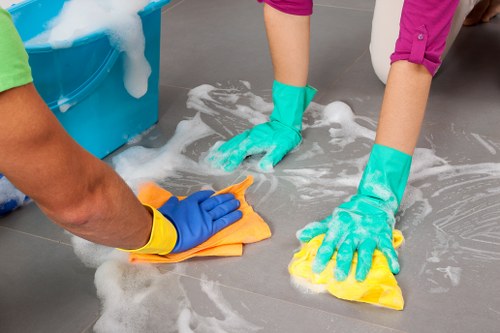 Professional carpet cleaning in a KT2 retail or client-facing premises